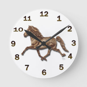 Horloge Ronde Islandais en bronze