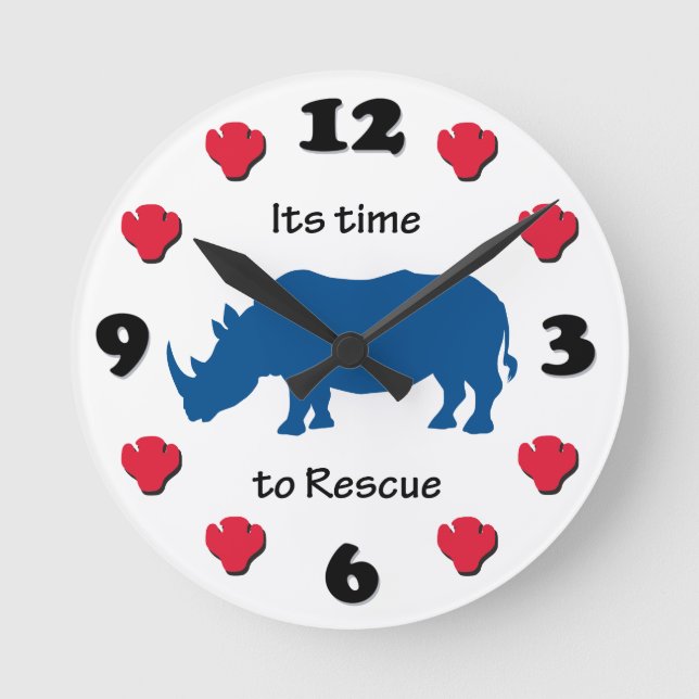 Horloge Ronde Its Time to Rescue (Recto)
