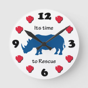 Horloge Ronde Its Time to Rescue