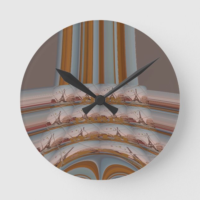 Horloge Ronde J'aime Paris (Recto)