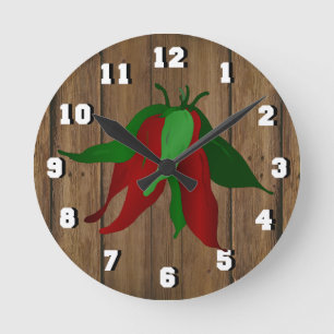 Horloge Ronde Jalapeno Wall Clock