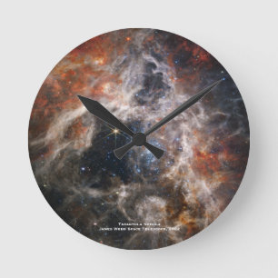 Horloge Ronde James Webb Tarantula Nebula Hi-Res Image 2022