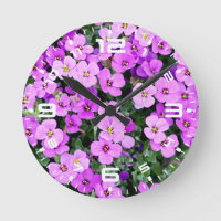 Jardin aux fleurs violettes