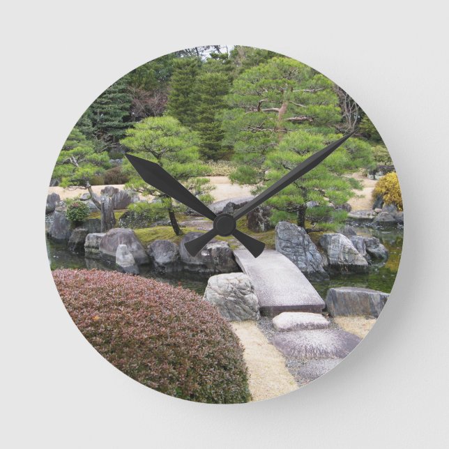 Horloge Ronde Jardin japonais 日 本 庭 園 (Recto)