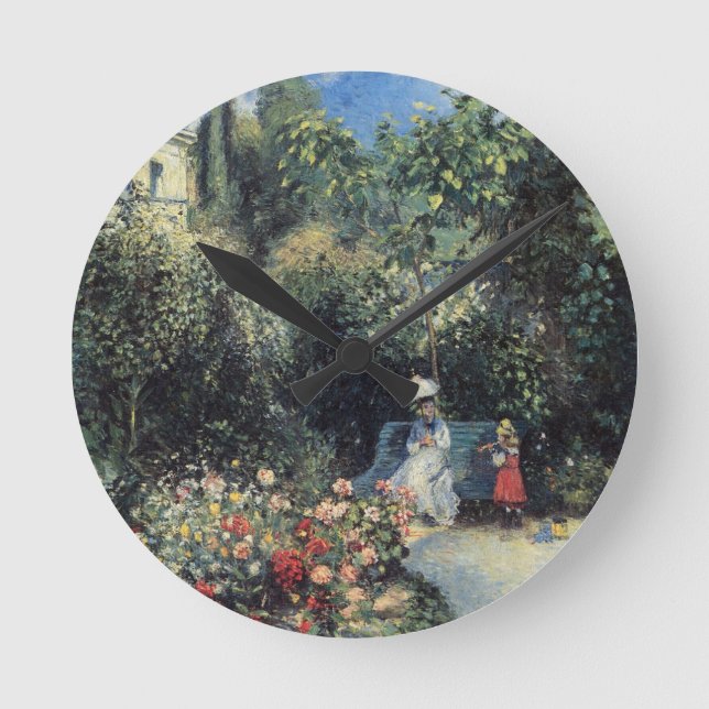 Horloge Ronde Jardin Pontoise Camille Pissarro (Recto)