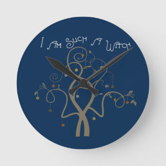 Horloge Ronde Je Suis Une Sorcière