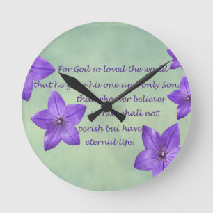 Horloge Ronde Jean 3:16