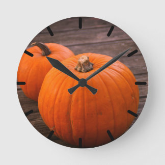 Horloge Ronde Joli Citrouilles