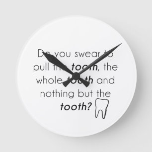 Horloge Ronde Jurez-vous?