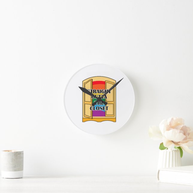 Horloge Ronde Juste En Dehors Du Closet (Maison)