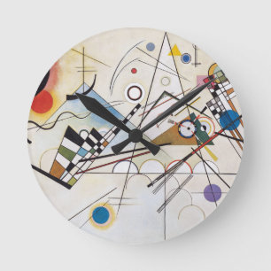 Horloge Ronde Kandinsky 1923/composition viii/pixdezines
