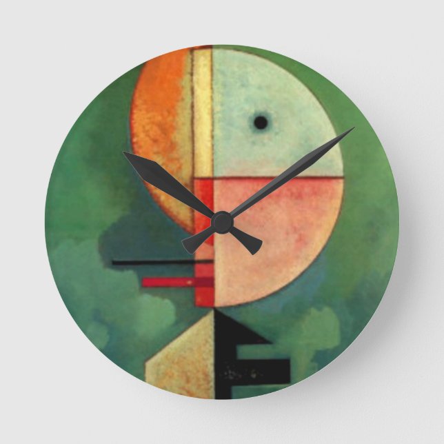 Horloge Ronde Kandinsky peinture Abstraite ascendante (Recto)