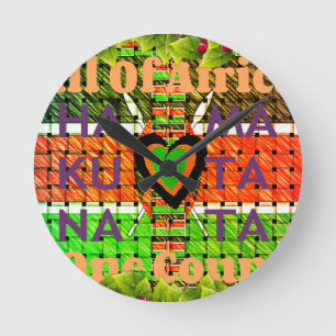 Horloge Ronde Kenya Hakuna Matata