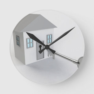 Horloge Ronde Key Home, Real Estate Agent, Selling