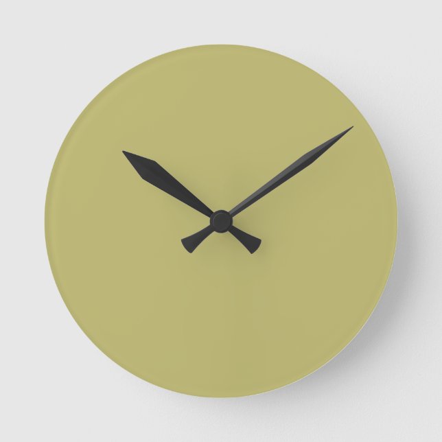 Horloge Ronde Khaki sombre (Recto)