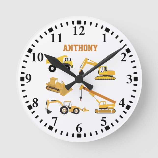 Horloge Ronde Kids Round Clock (Recto)