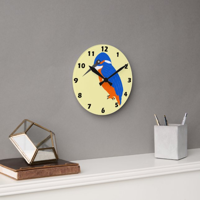 Horloge Ronde Kingfisher Design (Bureau)