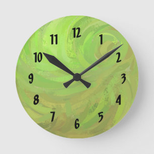 Horloge Ronde Kiwi Bash