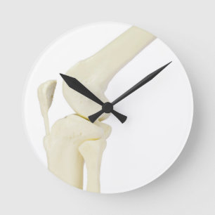 Horloge Ronde Knee joint model of human leg
