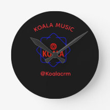 Koala Music Wall Clock