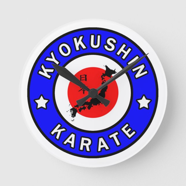 Horloge Ronde Kyokushin Karate (Recto)