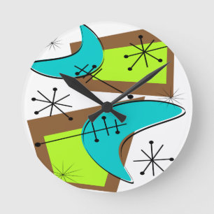 Horloge Ronde La conception du Boomerang inspirée par l'ère at