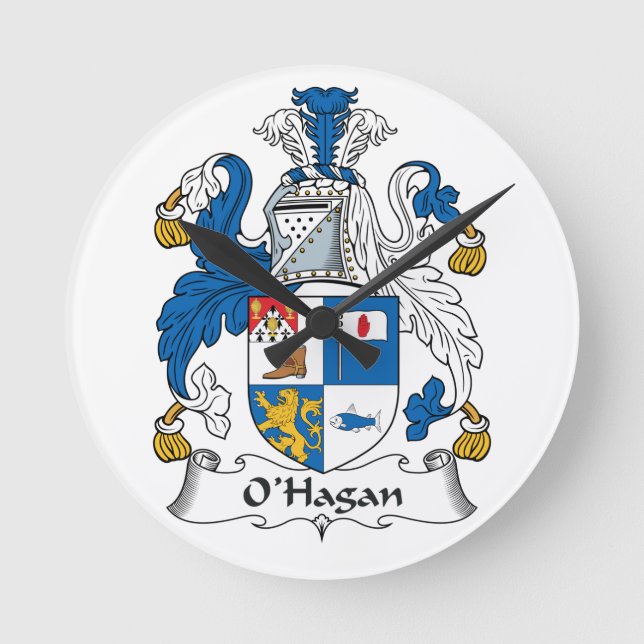 Horloge Ronde La crête de la famille O'Hagan (Recto)