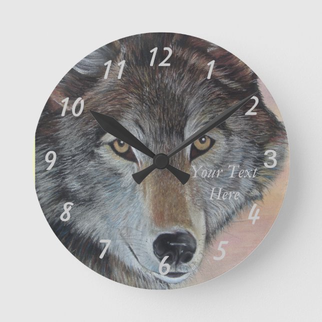 Horloge Ronde la faune sauvage (Recto)