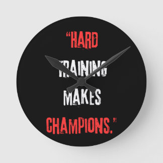 Horloge Ronde La formation dure fait des champions.