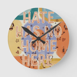 Horloge Ronde La haine n'a pas sa place ici - Personnages ludiqu