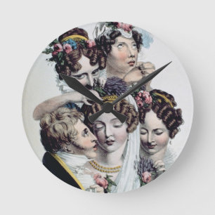 Horloge Ronde La jeune mariée, c.1820 (litho)