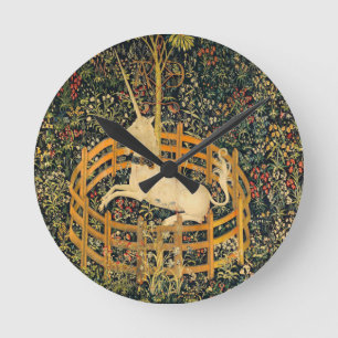 Horloge Ronde La licorne en captivité