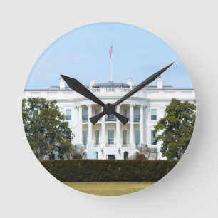 Horloge Ronde La Maison Blanche de la pelouse