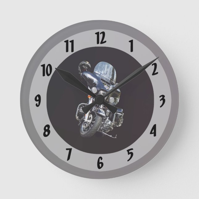 Horloge Ronde La moto de Sheriff (Recto)