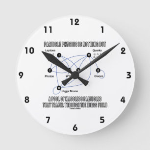 Horloge Ronde La Physique Des Particules N'Est Rien D'Autre Qu'U