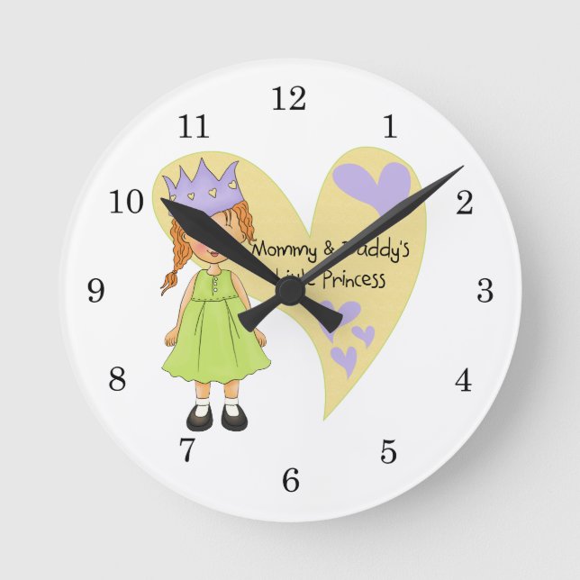 Horloge Ronde La Princesse de Red Hair (Recto)