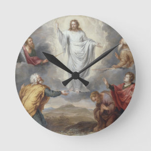 Horloge Ronde La Transfiguration (huile sur cuivre)