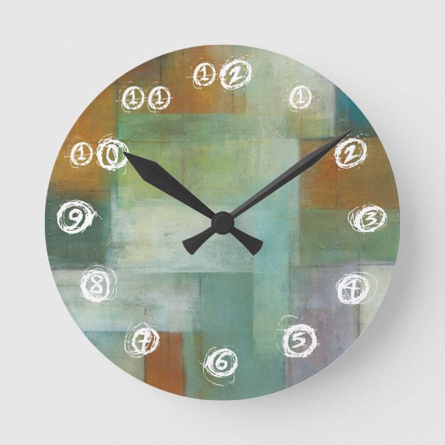 Horloge Ronde Lac Blue Essence II (Recto)