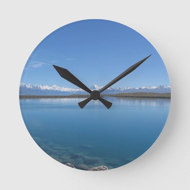 Horloge Ronde Lac Tekapo, Nouvelle-Zélande (Recto)