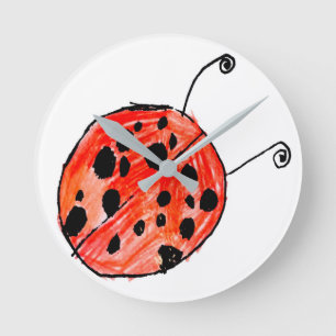 Horloge Ronde Ladybug