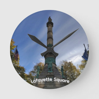 Horloge Ronde Lafayette Square Wall Clock