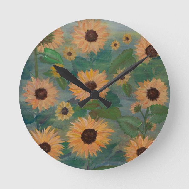 Horloge Ronde Laissez Briller Votre Lumière (Recto)