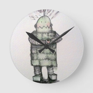 Horloge Ronde L'amour du robot