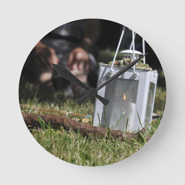 Horloge Ronde Lanterne lumineuse (Recto)