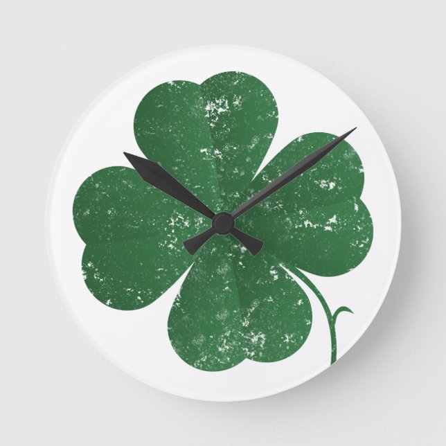 Horloge Ronde Large Shamrock (Recto)