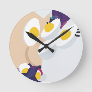 Horloge Ronde L'art de l'œuf RG RA