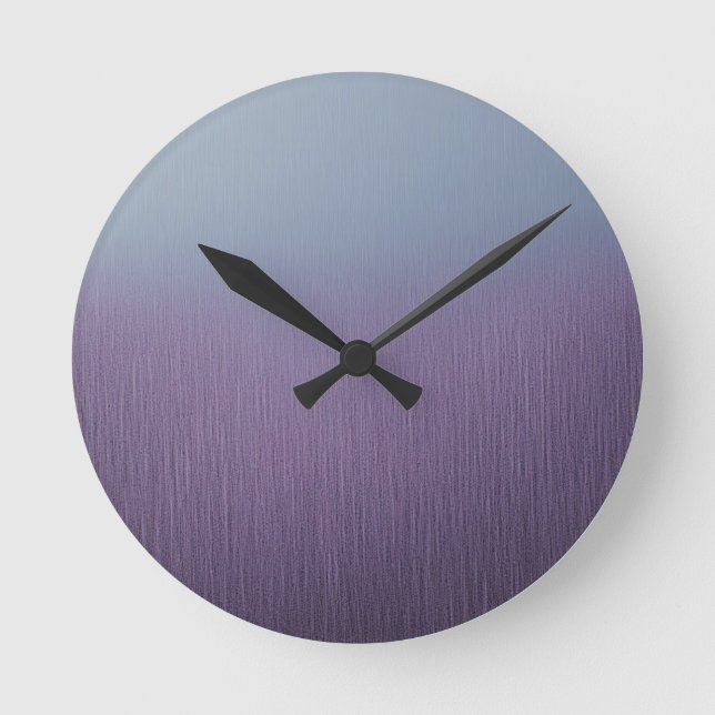Horloge Ronde Lavender Rainfall  (Recto)