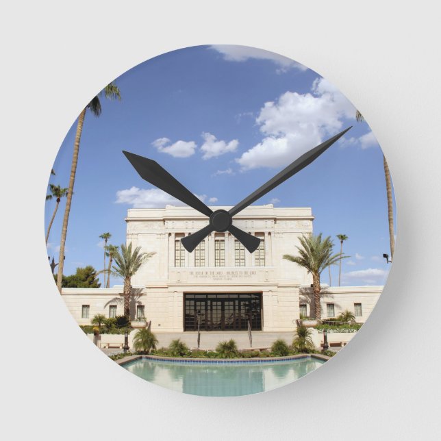 Horloge Ronde lds mesa arizona temple mormon photo (Recto)
