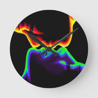 Horloge Ronde Le baiser