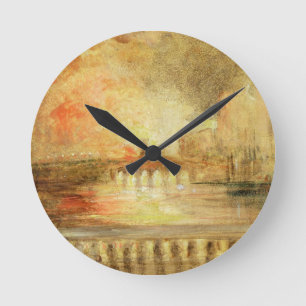 Horloge Ronde Le Burning des Chambres du Parlement, previousl
